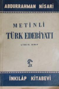 Metinli Türk Edebiyatı Lise III