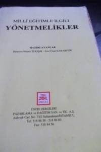 Milli Eğitimle İlgili Yönetmelikler