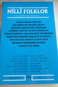 Milli Folklor Dergisi 2015 / 106