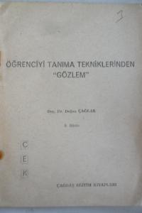 Öğrenciyi Tanıma Tekniklerinden ''Gözlem''