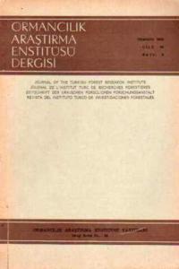 Ormancılık Araştırma Enstitüsü Dergisi 1970 / 16-2