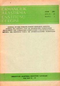 Ormancılık Araştırma Enstitüsü Dergisi