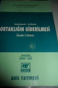 Ortaklığın Giderilmesi