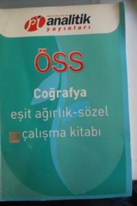 ÖSS Coğrafya Eşit Ağırlık - Sözel Çalışma Kitabı