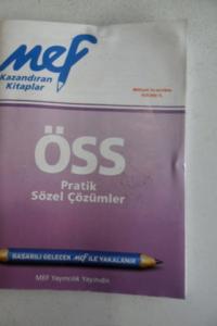 ÖSS Pratik Sözel Çözümler