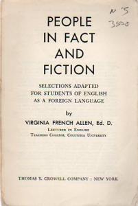 People In Fact And Fiction