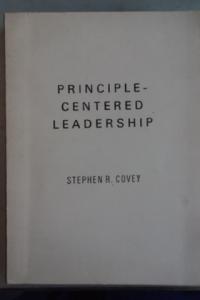 Principle Centered Leadership