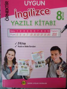 8. Sınıf İngilizce Yazılı Kitabı