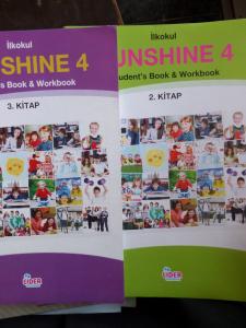 Sunshine 4 Student's Book & Workbook 2. Kitap ve 3. Kitap