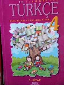 4. Sınıf Türkçe Ders Kitabı ve Çalışma Kitabı 1. Kitap