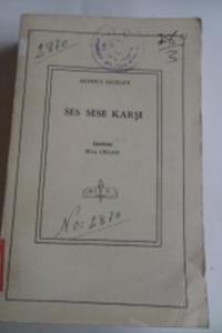 Ses Sese Karşı 1. Cilt