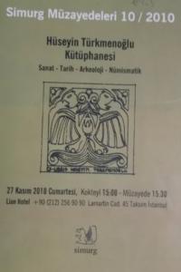 Simurg Müzayedeleri 10/2010 Hüseyin Türkmenoğlu Kütüphanesi Sanat-Tarih-Arkeoloji-Nümismatik