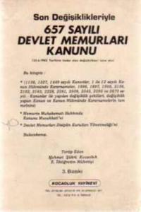 Son Değişiklikleriyle 657 Sayılı Devlet Memurları Kanunu
