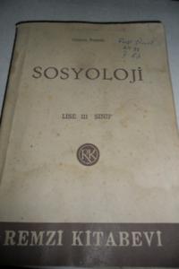 Sosyoloji Lise III. Sınıf