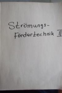 Strömungs Fördertechnik 2