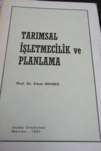 Tarımsal İşletmecilik ve Planlama