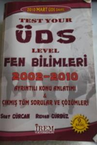 Test Your ÜDS Level Fen Bilimleri 2002-2010 Ayrıntılı Konu Anlatımı & Çıkmış Tüm Sorular ve Çözümleri