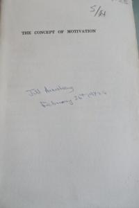 The Consept of Motivation