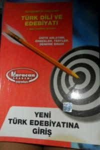 Türk Dili Ve Edebiyatı / Yeni Türk Edebiyatına Giriş
