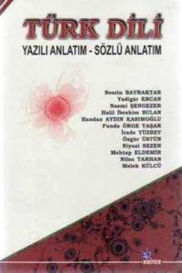 Türk Dili Yazılı Anlatım-Sözlü Anlatım