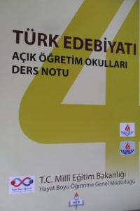 Türk Edebiyatı Açık Öğretim Okulları Ders Notu 4