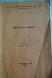 Türkçe Dersi Notları