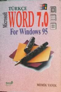Türkçe Microsoft Word 7.0 For Windows 95