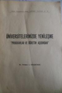 Üiversitelerimizde Yenileşme Üiversitelerimizde Yenileşme