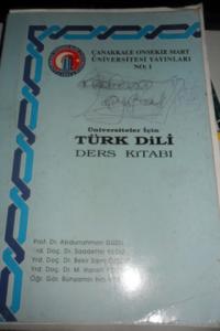 Üniversiteler İçin Türk Dili Ders Kitabı