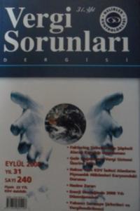 Vergi Sorunları Dergisi 2008/31