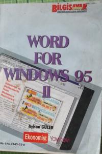 Word For Wındows 95 II