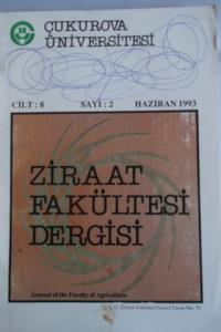 Ziraat Fakültesi Dergisi 1993 / 2