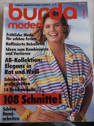 Burda Dergisi 1985 / 7