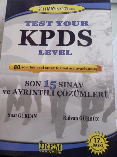 Test Your KPDS Level Son 15 Sınav ve Ayrıntılı Çözümleri Suat Gürcan