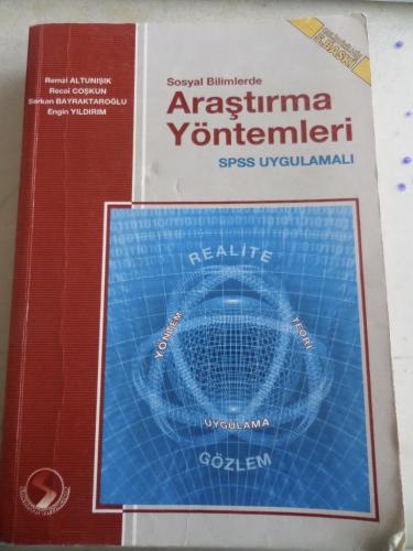 Sosyal Bilimlerde Araştırma Yöntemleri Remzi Altunışık