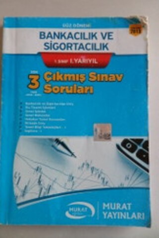 1. Sınıf 1. Yarıyıl Bankacılık ve Sigortacılık