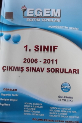 1. Sınıf 2006 - 2011 Çıkmış Sınav Soruları