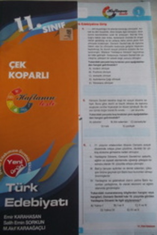 11. Sınıf Çek Koparlı Türk Edebiyatı Testi
