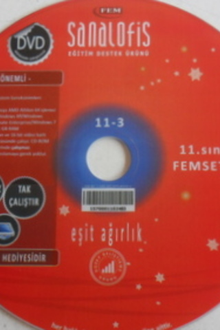 11.sınıf femset 3 dvd (eşit ağırlık)