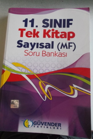 11.Sınıf Tek Kitap Sayısal ( MF ) Soru Bankası
