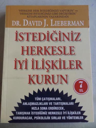 İstediğiniz Herkesle İyi İlişkiler Kurun David J. Lieberman
