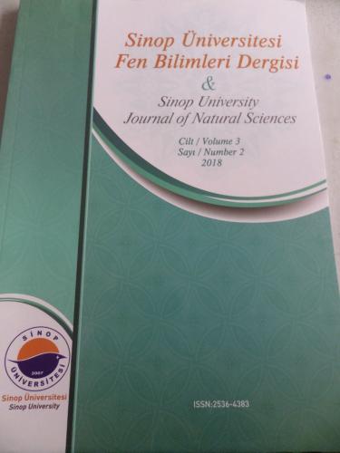 Sinop Üniversitesi Fen Bilimleri Dergisi 2018 / 2