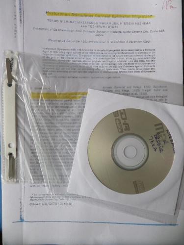 Hyaluronan Stimulates Corneal Epithelial Migration Ders Notu*