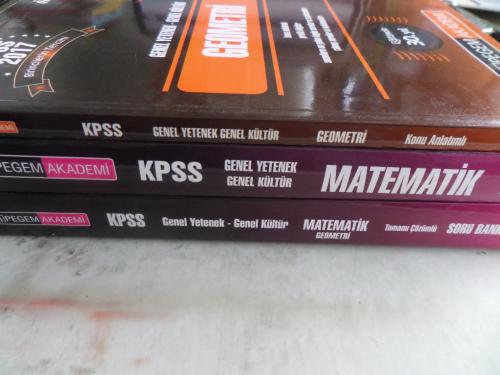 KPSS Matematik - Geometri / 3 Kitap