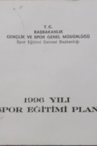 1996 Yılı Spor Eğitimi Planı