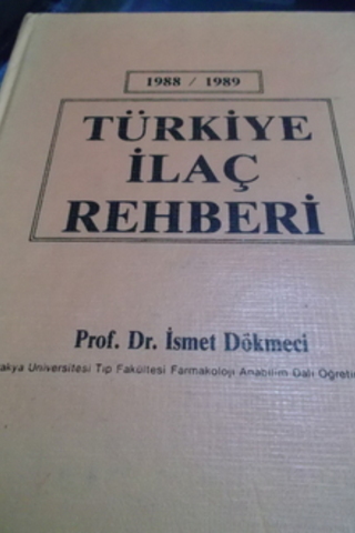 1988 / 1989 Türkiye İlaç Rehberi
