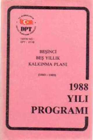 1998 Yılı Programı Beşinci Beş Yıllık Kalkınma Planı 1985 - 1989