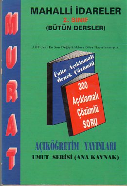 2. Sınıf Mahalli İdareler ( Bütün Dersler )