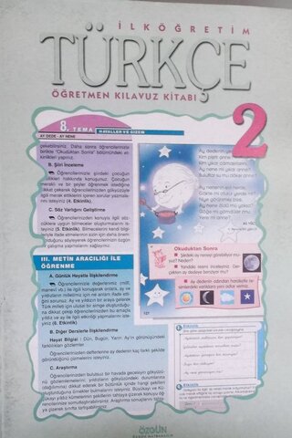 2. Sınıf Türkçe Öğretmen Kılavuz Kitabı Ahmet Aktaş