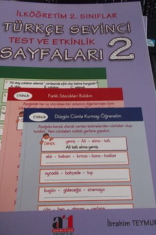 2. Sınıf Türkçe Sevinci Test ve Etkinlik Sayfaları